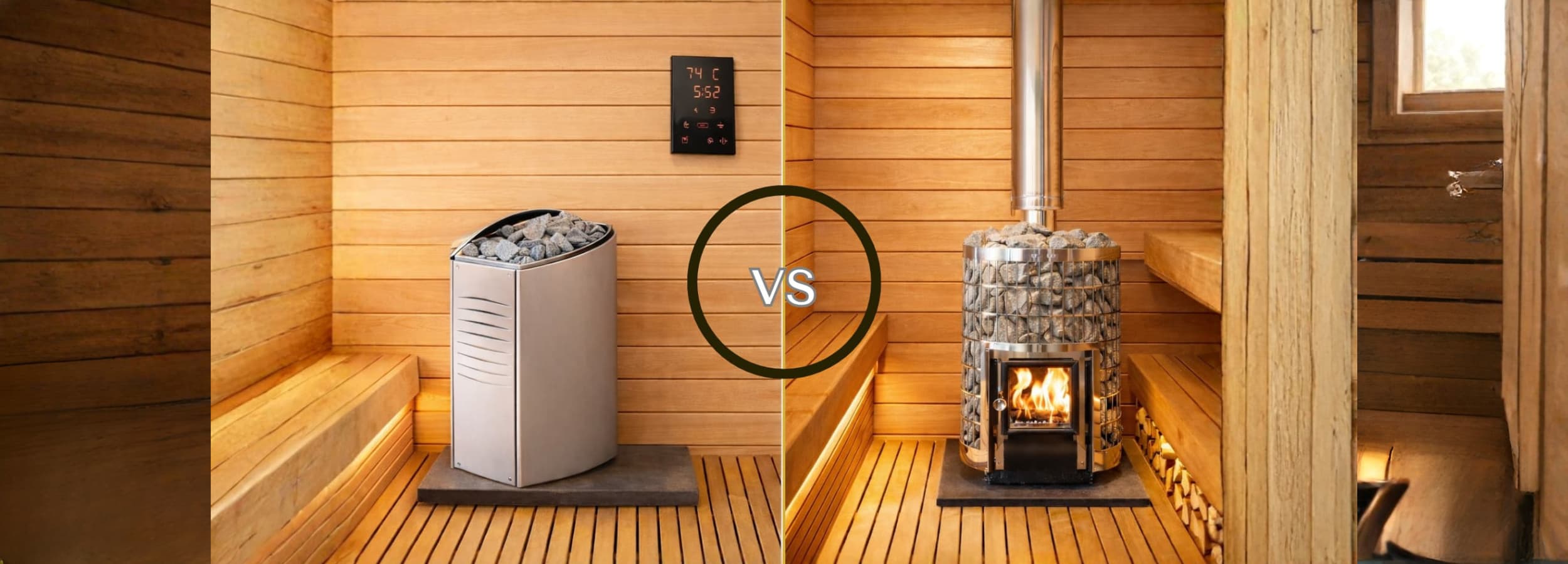 Sauna elektryczna i sauna opalana drewnem, porównanie pieca elektrycznego i pieca na drewno