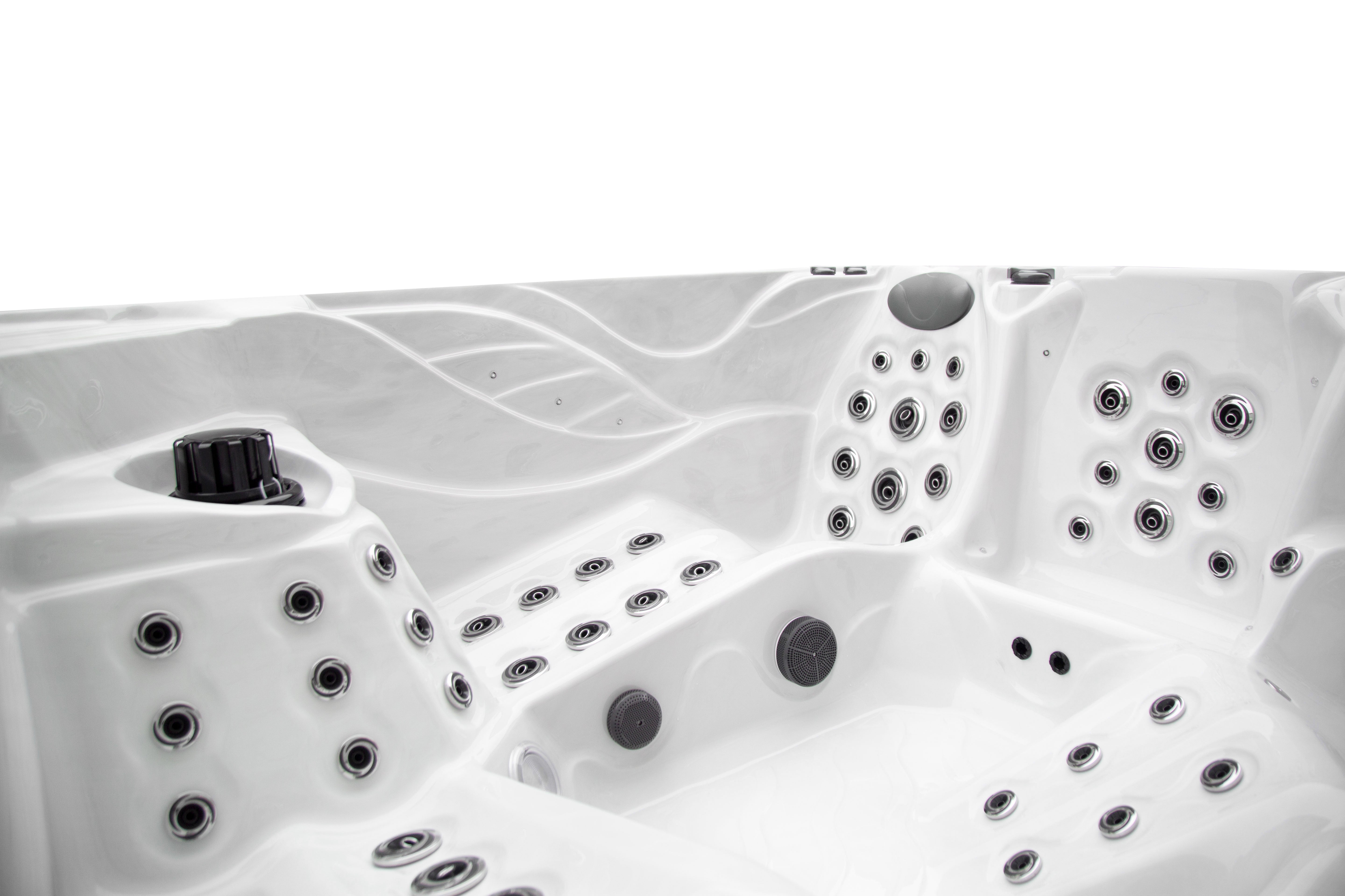 Jacuzzi ogrodowe premium LUMIRA5 z hydromasażem - 5-osobowe SPA do ogrodu i wnętrz