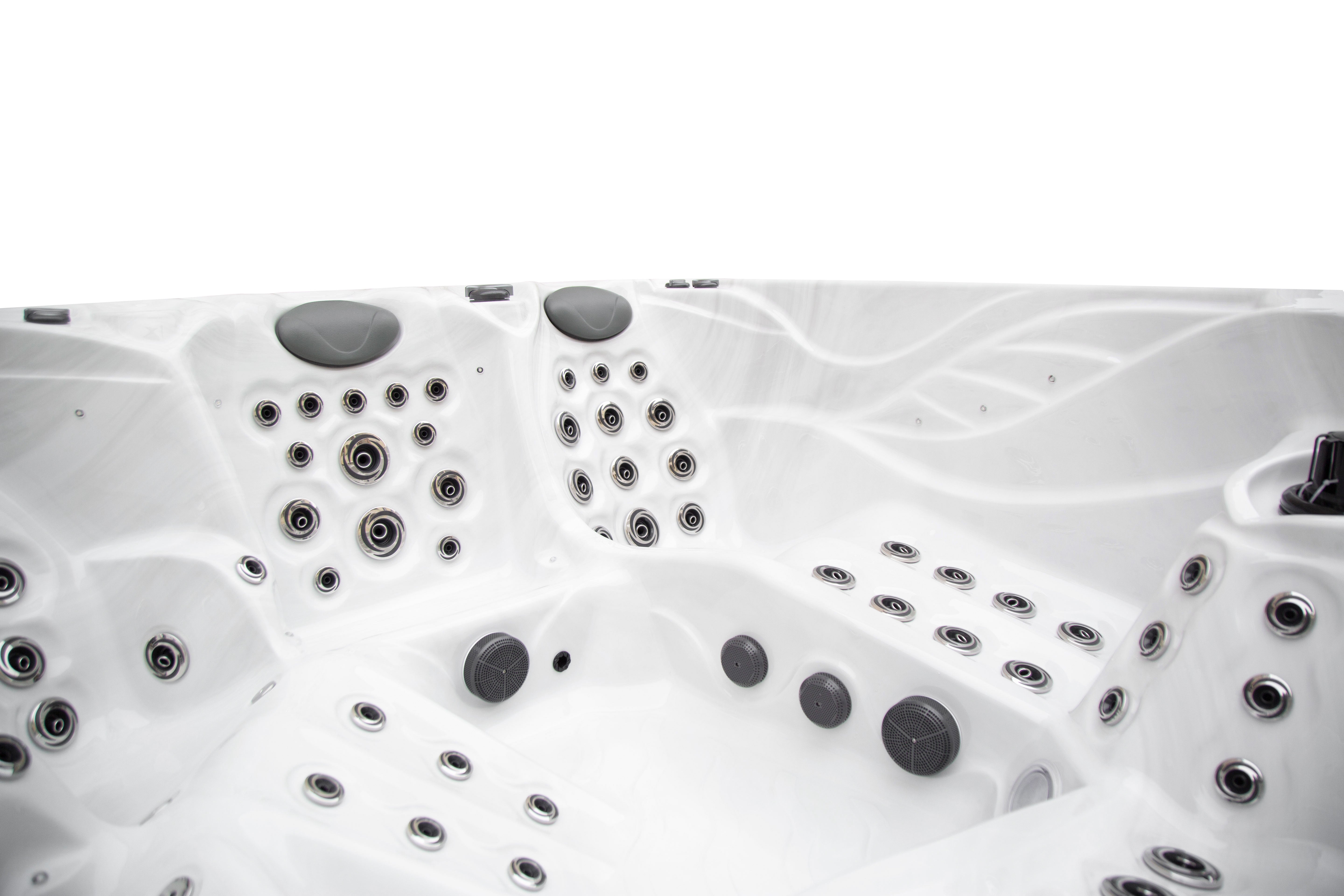 Jacuzzi ogrodowe premium LUMIRA5 z hydromasażem - 5-osobowe SPA do ogrodu i wnętrz